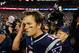 FOXBOROUGH, MA - JANUARY 21:  Tom Brady #12 of the New England Patriots reacts after winning the AFC Championship Game against the Jacksonville Jaguars at Gillette Stadium on January 21, 2018 in Foxborough, Massachusetts.  (Photo by Kevin C. Cox/Getty Ima