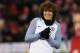 Chelsea's Brazilian defender David Luiz warms up on the pitch ahead of the English Premier League football match between Liverpool and Chelsea at Anfield in Liverpool, north west England on November 25, 2017. / AFP PHOTO / Paul ELLIS / RESTRICTED TO EDIT