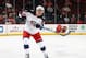 NEWARK, NJ - DECEMBER 08: Zach Werenski #8 of the Columbus Blue Jackets skates against the New Jersey Devils at the Prudential Center on December 8, 2017 in Newark, New Jersey. The Blue Jackets defeated the Devils 5-3. (Photo by Bruce Bennett/Getty Imag