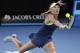 Wozniacki was in charge in the first set.