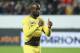 RENNES, FRANCE - JANUARY 30: New signing for PSG Lassana Diarra salutes the fans following the French League Cup (Coupe de la Ligue) match between Stade Rennais and Paris Saint Germain (PSG) at Roazhon Park on January 30, 2018 in Rennes, France. (Photo by