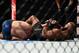 LAS VEGAS, NV - OCTOBER 07: (R-L) Demetrious Johnson secures an arm bar submission against Ray Borg in their UFC flyweight championship bout during the UFC 216 event inside T-Mobile Arena on October 7, 2017 in Las Vegas, Nevada. (Photo by Brandon Magnus/