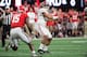 ATLANTA, GA - JANUARY 08: Tua Tagovailoa #13 of the Alabama Crimson Tide passes against the Georgia Bulldogs during the College Football Playoff National Championship held at Mercedes-Benz Stadium on January 8, 2018 in Atlanta, Georgia. Alabama defeated G
