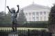 The Eagles' Super Bowl parade is scheduled to conclude at the steps of the Philadelphia Museum of Art near the statue of Rocky.