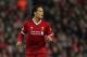 LIVERPOOL, ENGLAND - FEBRUARY 04: Virgil van Dijk of Liverpool during the Premier League match between Liverpool and Tottenham Hotspur at Anfield on February 4, 2018 in Liverpool, England. (Photo by Robbie Jay Barratt - AMA/Getty Images)