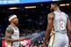 ORLANDO, FL - FEBRUARY 6: Isaiah Thomas #3 talk with Tristan Thompson #13 of the Cleveland Cavaliers during the game against the Orlando Magic at the Amway Center on February 6, 2018 in Orlando, Florida. The Magic defeated the Cavaliers 116 to 98. NOTE TO