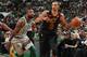 CLEVELAND, OH - FEBRUARY 11: George Hill #3 of the Cleveland Cavaliers passes the ball during the game against the Boston Celtics on February 11, 2018 at TD Garden in Boston, Massachusetts. NOTE TO USER: User expressly acknowledges and agrees that, by do