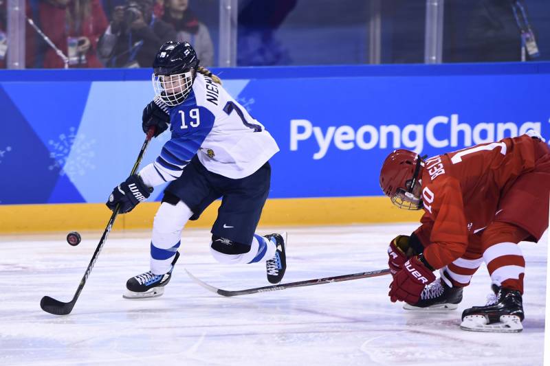 Znalezione obrazy dla zapytania pyeongchang 2018 ice hockey OAR Finland bronze medal game