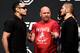 Tony Ferguson (left) and Khabib Nurmagomedov are ready to throw down at UFC 223.