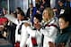 (From L) South Korean President Moon Jae-in, first lady Kim Jung-sook, US President's daughter and senior White House adviser Ivanka Trump and Chinese Vice Premier Liu Yandong applaud as athletes from North and South Korea walk together during the closing