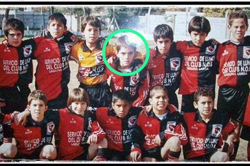 A young Dybala at Newell’s Old Boys in Laguna Larga