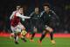 LONDON, ENGLAND - MARCH 01: Leroy Sane of Manchester City is challenged by Hector Bellerin during the Premier League match between Arsenal and Manchester City at Emirates Stadium on March 1, 2018 in London, England. (Photo by Mike Hewitt/Getty Images)
