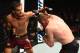 Theodorou (left) fights Dan Kelly.