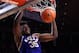 AMES, IA - FEBRUARY 13: Udoka Azubuike #35 of the Kansas Jayhawks dunks the ball in the second half of play against the Iowa State Cyclones at Hilton Coliseum on February 13, 2018 in Ames, Iowa. The Kansas Jayhawks won 83-77 over the Iowa State Cyclones.
