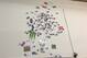 The wall at Project Blitz covered with shipping stickers placed by players showing off their vertical jumps.