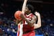 ST LOUIS, MO - MARCH 09: Jaylen Barford #0 of the Arkansas Razorbacks shoots the ball against the Florida Gators during the quarterfinals round of the 2018 SEC Basketball Tournament at Scottrade Center on March 9, 2018 in St Louis, Missouri. (Photo by A