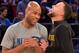 Jarrett Jack and Stephen Curry share a laugh.