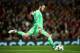 MANCHESTER, ENGLAND - MARCH 13: David De Gea of Manchester United clears the ball during the UEFA Champions League Round of 16 Second Leg match between Manchester United and Sevilla FC at Old Trafford on March 13, 2018 in Manchester, United Kingdom. (Ph