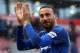 STOKE ON TRENT, ENGLAND - MARCH 17: Cenk Tosun of Everton celebrates following his side's win during the Premier League match between Stoke City and Everton at Bet365 Stadium on March 17, 2018 in Stoke on Trent, England. (Photo by Matthew Lewis/Getty Im