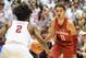 TUSCALOOSA, AL - JANUARY 27: Trae Young #11 of the Oklahoma Sooners looks to maneuver by Collin Sexton #2 of the Alabama Crimson Tide during the game at Coleman Coliseum on January 27, 2018 in Tuscaloosa, Alabama. (Photo by Michael Chang/Getty Images)