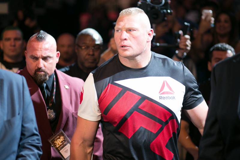 Lesnar was last seen in the Octagon, opposite Mark Hunt.