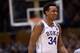 DURHAM, NC - FEBRUARY 14: Wendell Carter Jr #34 of the Duke Blue Devils against the Virginia Tech Hokies during their game at Cameron Indoor Stadium on February 14, 2018 in Durham, North Carolina. Duke won 74-52. (Photo by Grant Halverson/Getty Images)