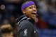 NEW ORLEANS, LA - MARCH 22: Isaiah Thomas #3 of the Los Angeles Lakers reacts before a game against the New Orleans Pelicans at the Smoothie King Center on March 22, 2018 in New Orleans, Louisiana. NOTE TO USER: User expressly acknowledges and agrees tha