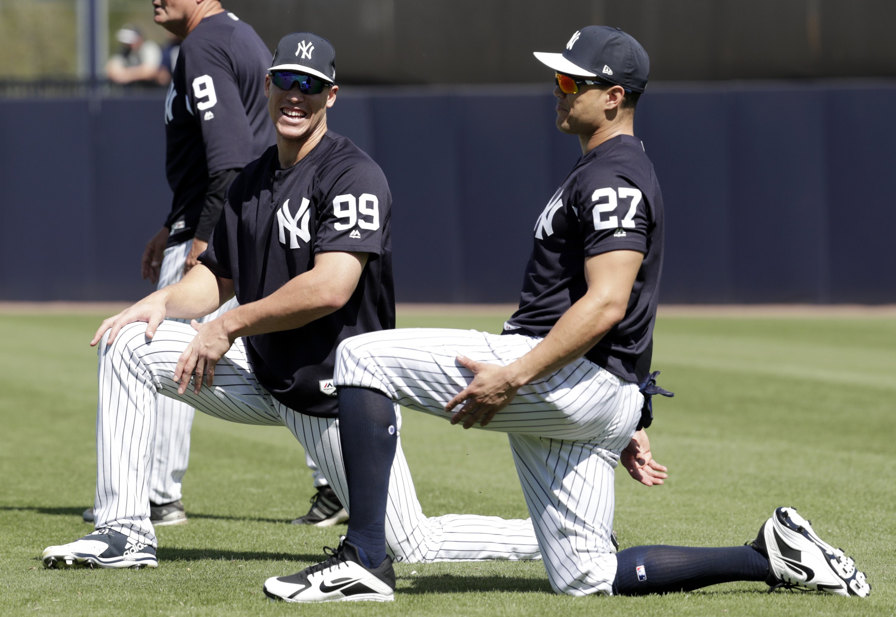 Watch Giancarlo Stanton Smash 3 Homers in Yankees' Spring Game