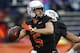 At the Senior Bowl, Lauletta threw for 198 yards and three touchdowns, impressing NFL scouts and coaches in attendance.