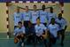 Ben Yedder (middle of the front row) with his futsal team.