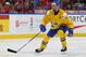 BUFFALO, NY - JANUARY 5: Rasmus Dahlin #8 of Sweden in play against Canada during the Gold medal game of the IIHF World Junior Championship at KeyBank Center on January 5, 2018 in Buffalo, New York. Canada beat Sweden 3-1. (Photo by Kevin Hoffman/Getty Im