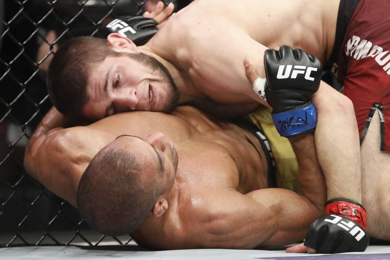 Nurmagomedov dominates once the fight hits the ground.