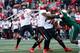 BIRMINGHAM, AL - DECEMBER 23: Nic Shimonek #16 of the Texas Tech Red Raiders throws a pass against the South Florida Bulls in the first half of the Birmingham Bowl at Legion Field on December 23, 2017 in Birmingham, Alabama. (Photo by Joe Robbins/Getty Im