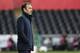 SWANSEA, WALES - FEBRUARY 27: Sheffield Wednesday manager Jos Luhukay stands on the touch line during The Emirates FA Cup Fifth Round Replay match between Swansea City and Sheffield Wednesday at the Liberty Stadium on February 27, 2018 in Swansea, Wales.