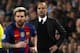 BARCELONA, SPAIN - OCTOBER 19: Manchester City Head Coach / Manager Pep Guardiola looks on during the UEFA Champions League match between FC Barcelona and Manchester City FC at Camp Nou on October 19, 2016 in Barcelona. (Photo by Matthew Ashton - AMA/Ge