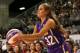 LOS ANGELES, CA - FEBRUARY 16: Rachel DeMita shoots the ball during the NBA All-Star Celebrity Game presented by Ruffles as a part of 2018 NBA All-Star Weekend at the Los Angeles Convention Center on February 16, 2018 in Los Angeles, California. NOTE TO