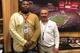 Kiyaunta Goodwin and Ohio State coach Urban Meyer.