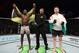 ATLANTIC CITY, NJ - APRIL 21: Aljamain Sterling celebrates after his unanimous-decision victory over Brett Johns of Wales in their bantamweight fight during the UFC Fight Night event at the Boardwalk Hall on April 21, 2018 in Atlantic City, New Jersey. (