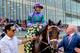 HOT SPRINGS, AR - APRIL 14: Magnum Moon #6, with jockey Luis Saez, heads to the winner's circle after winning the Arkansas Derby at Oaklawn Park on April 14, 2018 in Hot Springs, Arkansas. (Photo by Justin Manning/Eclipse Sportswire/Getty Images)