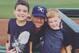 Jonny Venters with sons Wyatt, left, and Walker, right