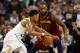 BOSTON, MA - MAY 13: Marcus Smart #36 of the Boston Celtics is defended by LeBron James #23 of the Cleveland Cavaliers during the second quarter in Game One of the Eastern Conference Finals of the 2018 NBA Playoffs at TD Garden on May 13, 2018 in Boston,