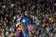 BARCELONA, SPAIN - MAY 06: Samuel Umtiti of FC Barcelona looks on during the La Liga match between Barcelona and Real Madrid at Camp Nou on May 6, 2018 in Barcelona, Spain. (Photo by Power Sport Images/Getty Images)