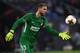 LYON, FRANCE - MAY 16: Jan Oblak of Atletico Madrid in action during the UEFA Europa League Final between Olympique de Marseille and Club Atletico de Madrid at Stade de Lyon on May 16, 2018 in Lyon, France. (Photo by Etsuo Hara/Getty Images)