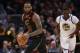 CLEVELAND, OH - JANUARY 15: LeBron James #23 of the Cleveland Cavaliers brings the ball up court during the game against the Golden State Warriors at Quicken Loans Arena on January 15, 2018 in Cleveland, Ohio. NOTE TO USER: User expressly acknowledges and