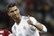 Real Madrid's Portuguese forward Cristiano Ronaldo celebrates during the UEFA Champions League final football match between Liverpool and Real Madrid at the Olympic Stadium in Kiev, Ukraine on May 26, 2018. (Photo by Isabella BONOTTO / Update Images Press