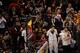CLEVELAND, OH - JUNE 8: LeBron James #23 of the Cleveland Cavaliers walks off the court and waves to fans in Game Four of the 2018 NBA Finals against the Golden State Warriorson June 8, 2018 at Quicken Loans Arena in Cleveland, Ohio. NOTE TO USER: User ex