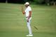 MEMPHIS, TN - JUNE 08: Tony Finau celebrates after making an eagle on the 16th hole during the second round of the FedEx St. Jude Classic at at TPC Southwind on June 8, 2018 in Memphis, Tennessee. (Photo by Andy Lyons/Getty Images)
