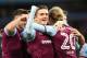 BIRMINGHAM, ENGLAND - APRIL 03: Jack Grealish of Aston Villa celebrates his sides first goal as Birkir Bjarnason of Aston Villa scores during the Sky Bet Championship match between Aston Villa and Reading at Villa Park on April 3, 2018 in Birmingham, Engl