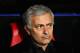 SEVILLE, SPAIN - FEBRUARY 21: Manchester United manager Jose Mourinho looks on during the UEFA Champions League Round of 16 First Leg match between Sevilla FC and Manchester United at Estadio Ramon Sanchez Pizjuan on February 21, 2018 in Seville, Spain.