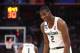 DETROIT, MI - MARCH 16: Jaren Jackson Jr. #2 of the Michigan State Spartans reacts during the first half against the Bucknell Bison in the first round of the 2018 NCAA Men's Basketball Tournament at Little Caesars Arena on March 16, 2018 in Detroit, Mich